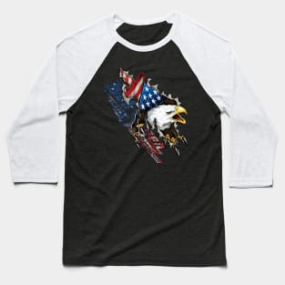 Bob Seger Eagel American flag Baseball T-Shirt